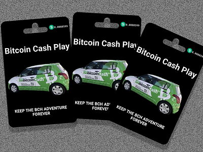 Bitcoin Cash Car app branding design graphic design logo typography ui ux vector