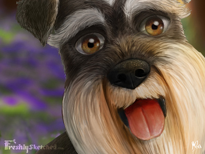 Sketcher animal character character design design digital painting dog icon illustration painting