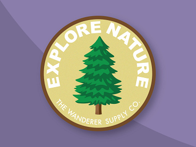 Explore Nature Sticker colorful design graphic design illustration illustrator logo