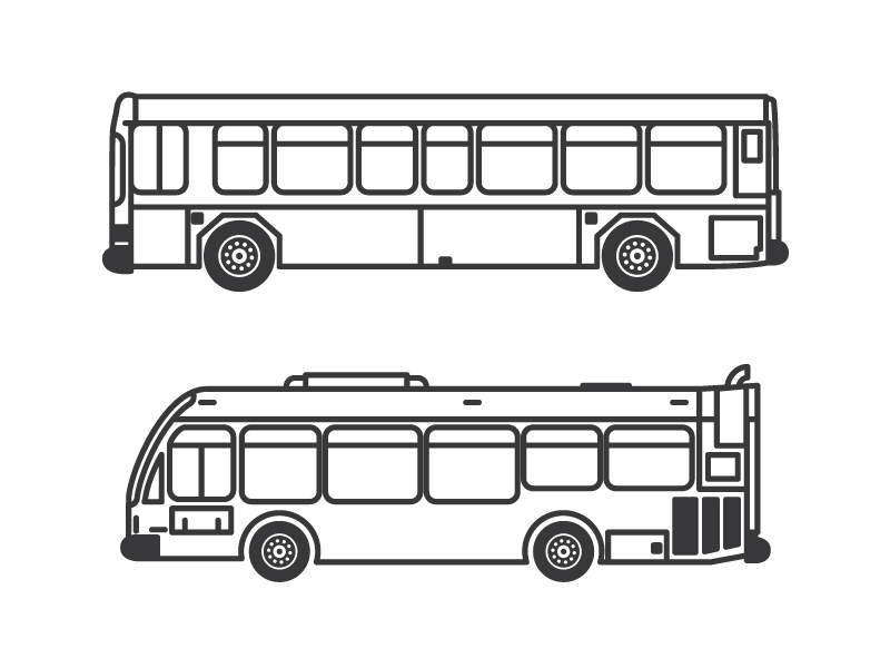 Bus Drawing Line - Bus Line Drawing | Free download on ClipArtMag