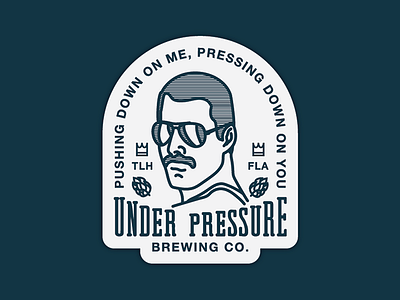 Under Pressure freddie line lines mercury mustashe queen sunglasses vector