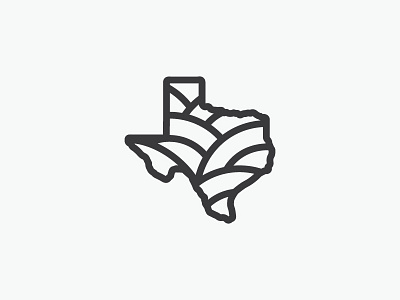 Texas Wine Country! hills logo mark one color texas vector wine