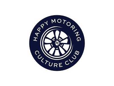 Happy Motoring badge club cragar culture happy motoring tire wheel