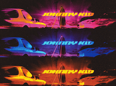 Johnny Kid SoundCloud Banners banner banner design branding cars graphic design social media art social media design typography visual art visual design