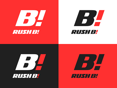 Rush B! Esports Logo branding design esports esports team graphic design logo logo design social media design typography