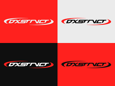 DXSTRVCT Logo branding design graphic design logo social media design typography visual design
