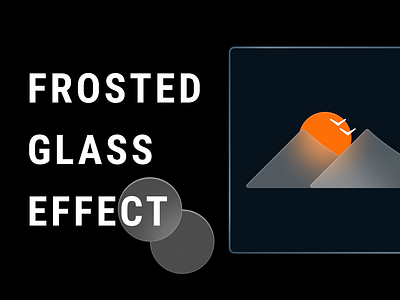 Frosted Glass Effect in Figma