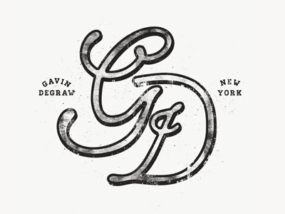 Gavin Degraw Monogram