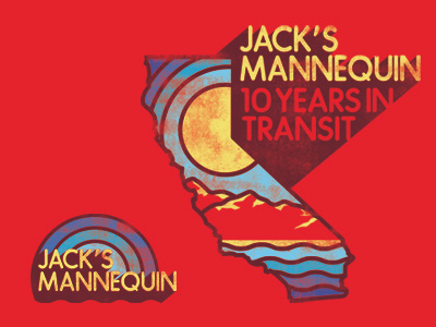 Jacks Mannequin 10 Years In Transit - Sweatshirt apparel california