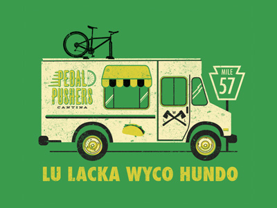 Lu Lacka Wyco Hundo bicycle food truck race