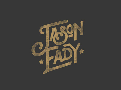 Jason Eady apparel lettering