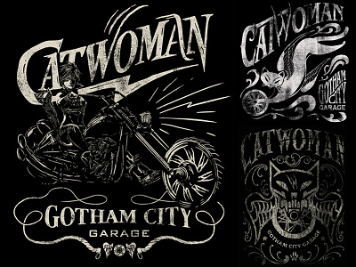 Gotham City Garage Catwoman apparel biker comics consumer products moto
