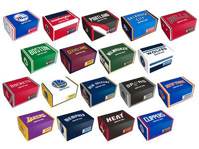 Sports Crate x NBA Crate Designs basketball box crate packaging sports