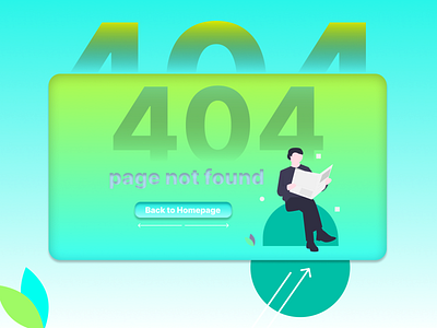 404 Page | Sorry Error Page 3d 404 back back home glasses green page not found ui wrong page yellow