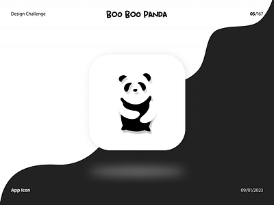 Design Challenge Day 5 | App Icon - BooBooPanda