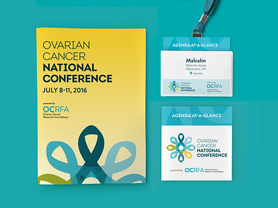 Ovarian Cancer National Conference 2016 Suite agenda conference materials name badge program