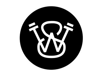 Gym logo concept fitness gym icon logo monogram