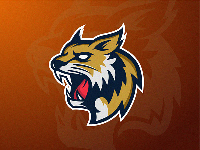 Wildcat mascot logo