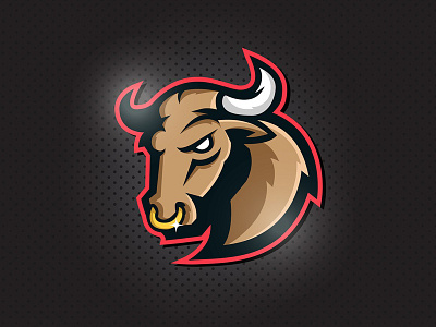 Bull Mascot Logo