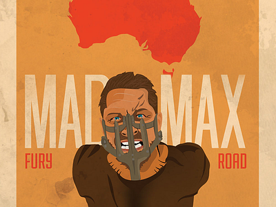 Mad Max Fury Road australia fury road illustration mad max movie poster