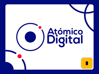 Logo Atomico Digital branding design logo vector web