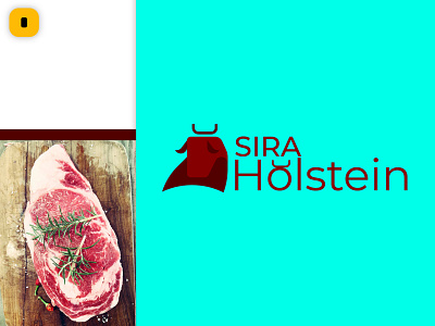SIRA Holstein branding design logo meat vector