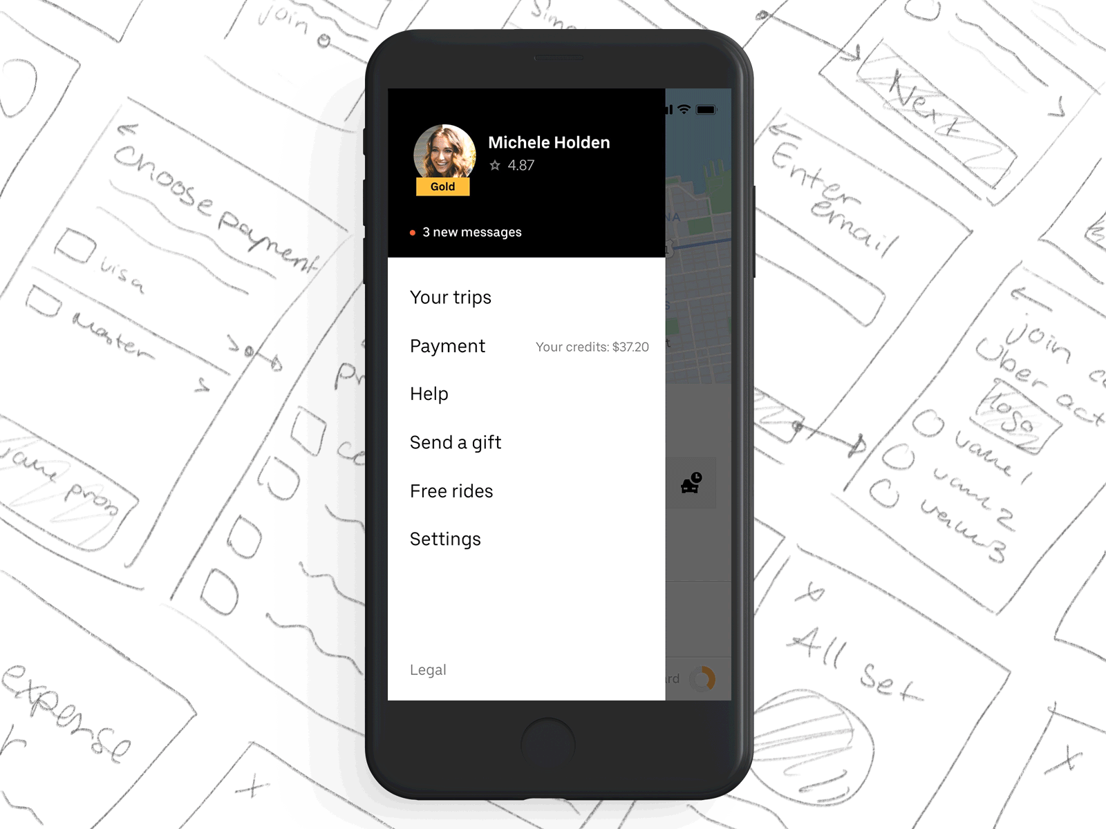 Uber for business opt in flow design designer in app onboarding interaction design invite flow mobile app mobile design onboarding opt in opt in flow product design uber ui design uxdesign