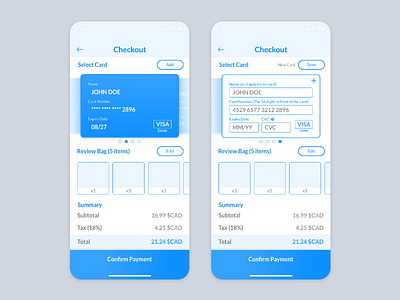Daily UI #002 — Credit Card Checkout 002 checkout dailyui