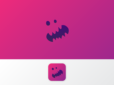 Daily UI #005 — App Icon 005 app icon dailyui icon logo monster purple rawr