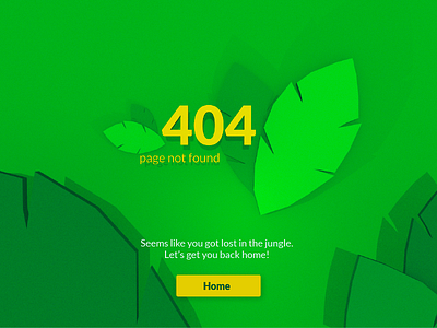 Daily UI #008 — 404 Page