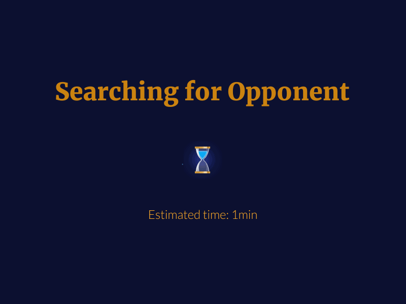 Daily UI #22 — Search 022 blue dailyui game ui hourglass search searching spinner ui waiting