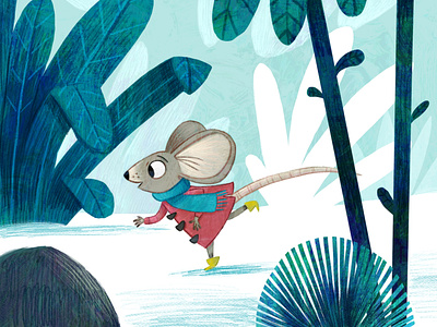 Run little mouse. art artist character design childrens books childrens illustration drawing illustration illustrator kid lit kidlit kidlitart painting picture book