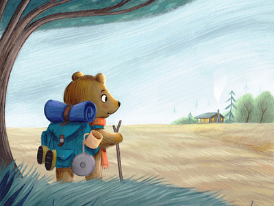 Coming Home adventure art bear book character design child children childrens childrens books childrens illustration illustration kid lit kidlit kidlitart kids kidslit picture book story story book travel
