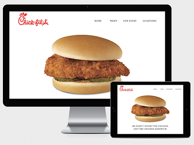 Chick-fil-A Website Redesign