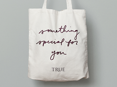 Something Special For You e commerce gifting lettering startup tote bag