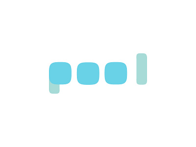 pool logo mark pool