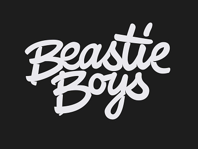 BeastieBoys beastie boys hand lettering lettering logo music