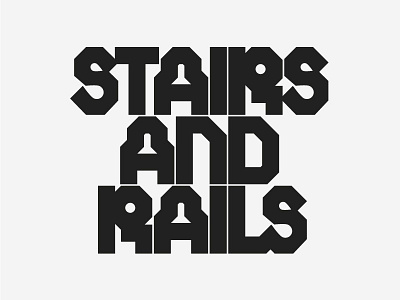 Stairs n Rails logo logodesign snowboard snowboarding