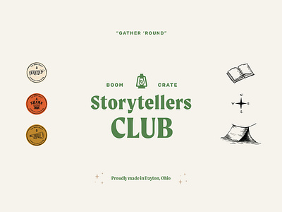 BC Storytellers Club branding brand elements branding camp club elements logo design logotype storytelling