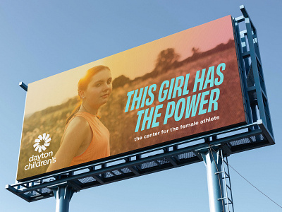 center for the female athlete - billboard