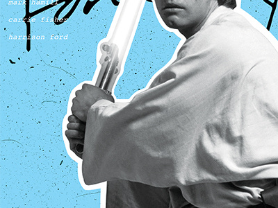 Luke Poster Detail film poster luke skywalker poster print design star wars