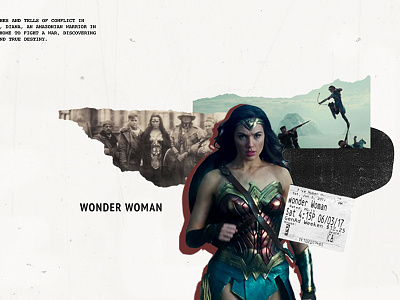 Wonder Woman 2017 collage collage art favorite movies film film collage wonder woman