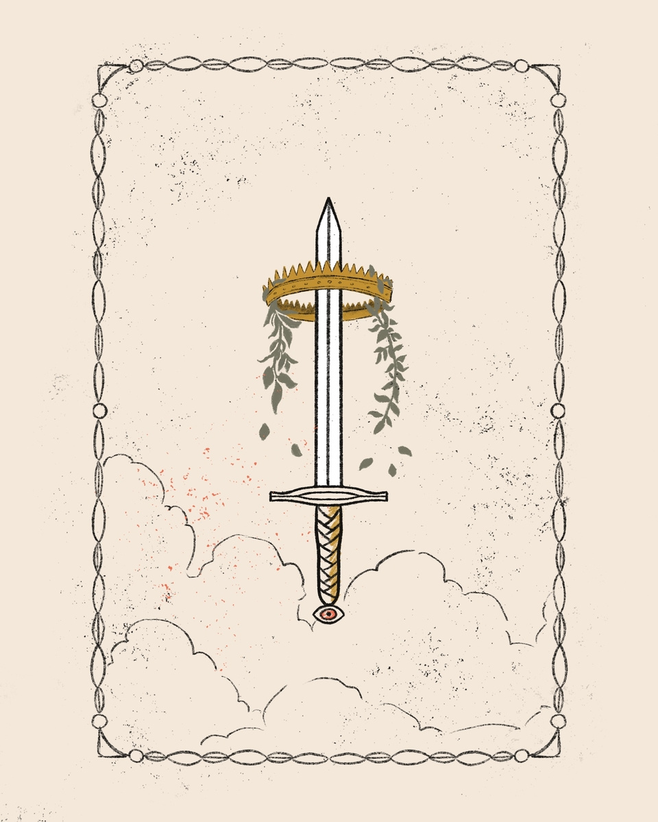 Ace of Swords by Anna Beneke on Dribbble