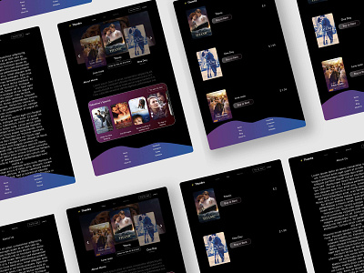 Thundra - Movies streaming webapp for couples design graphic design ui ux webdesign