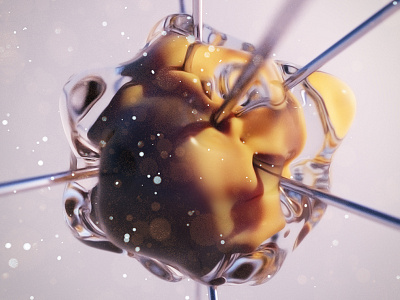 Incision 3d art c4d cinema4d clay daily render glass dust everyday render sphere