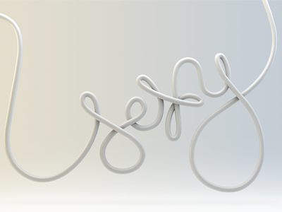 Sexy type 3d cable creativity relajaelcoco religion sexy spain type typography white zbrush