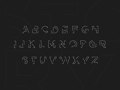 Disappearing Alphabet custom disappearing gotham lettering sans serif type typography