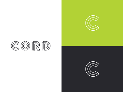 Cord Concept 1 custom logo logotype typography ui ux