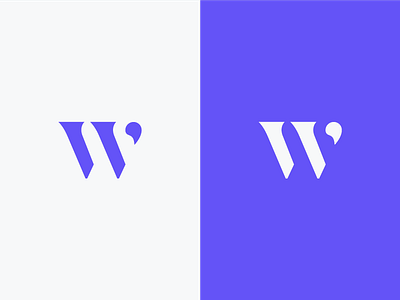 W Lettermark letter logo type typography w