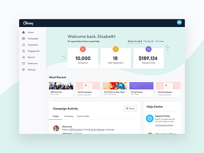 Brand New Classy Manager dashboard delight design design system product ui ux